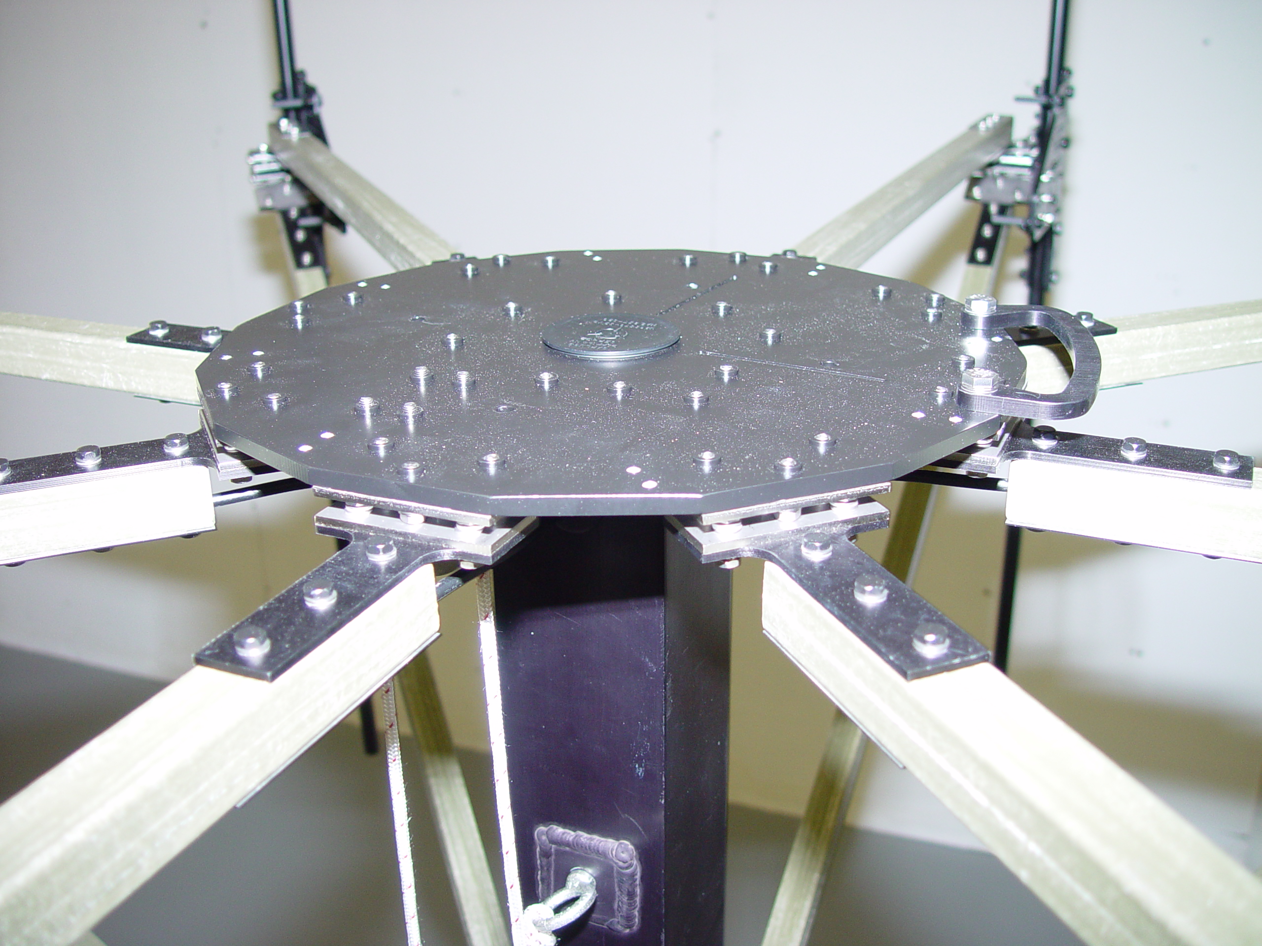 Close-Up of Antenna’s Collapsible Components | JEM Engineering | Antenna Design